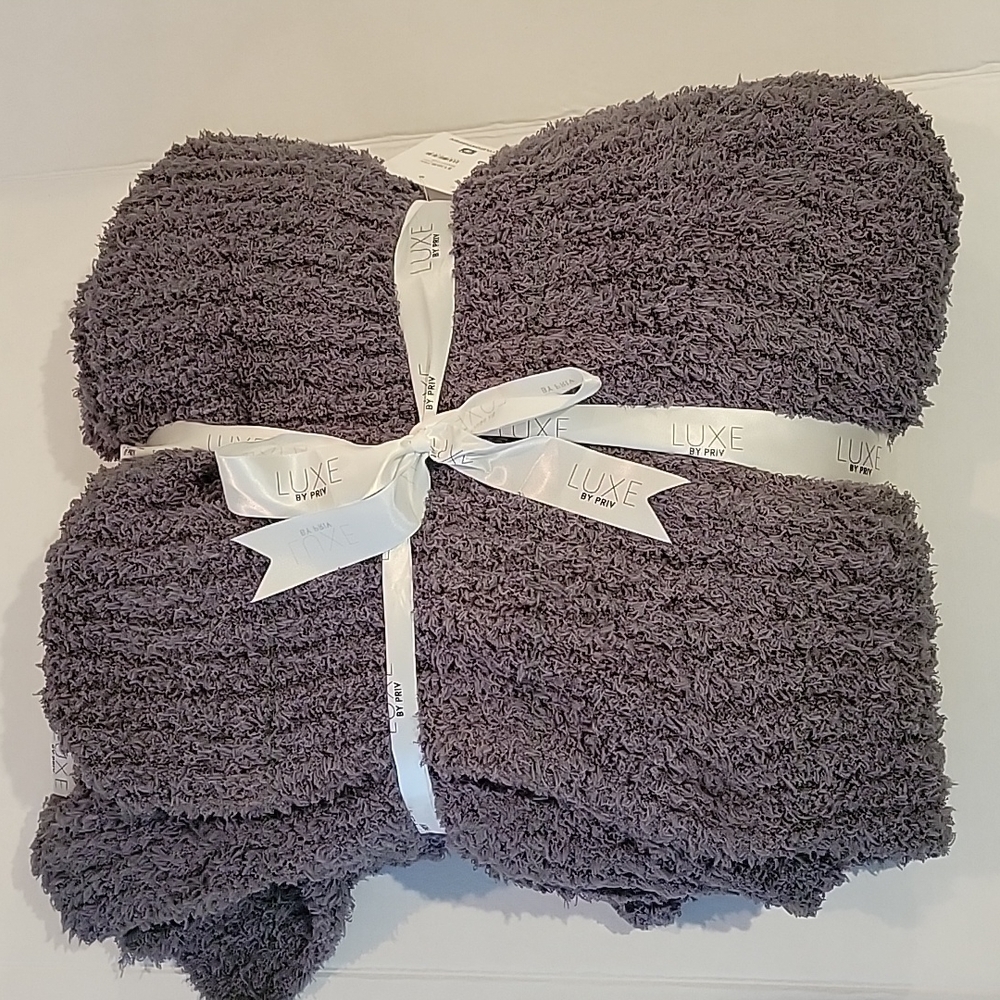 New Blanket throw oversized PRIV LUXE , gray.